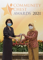 Community Chest Charity Platinum Award 2021 (image with courtesy of Community Chest)