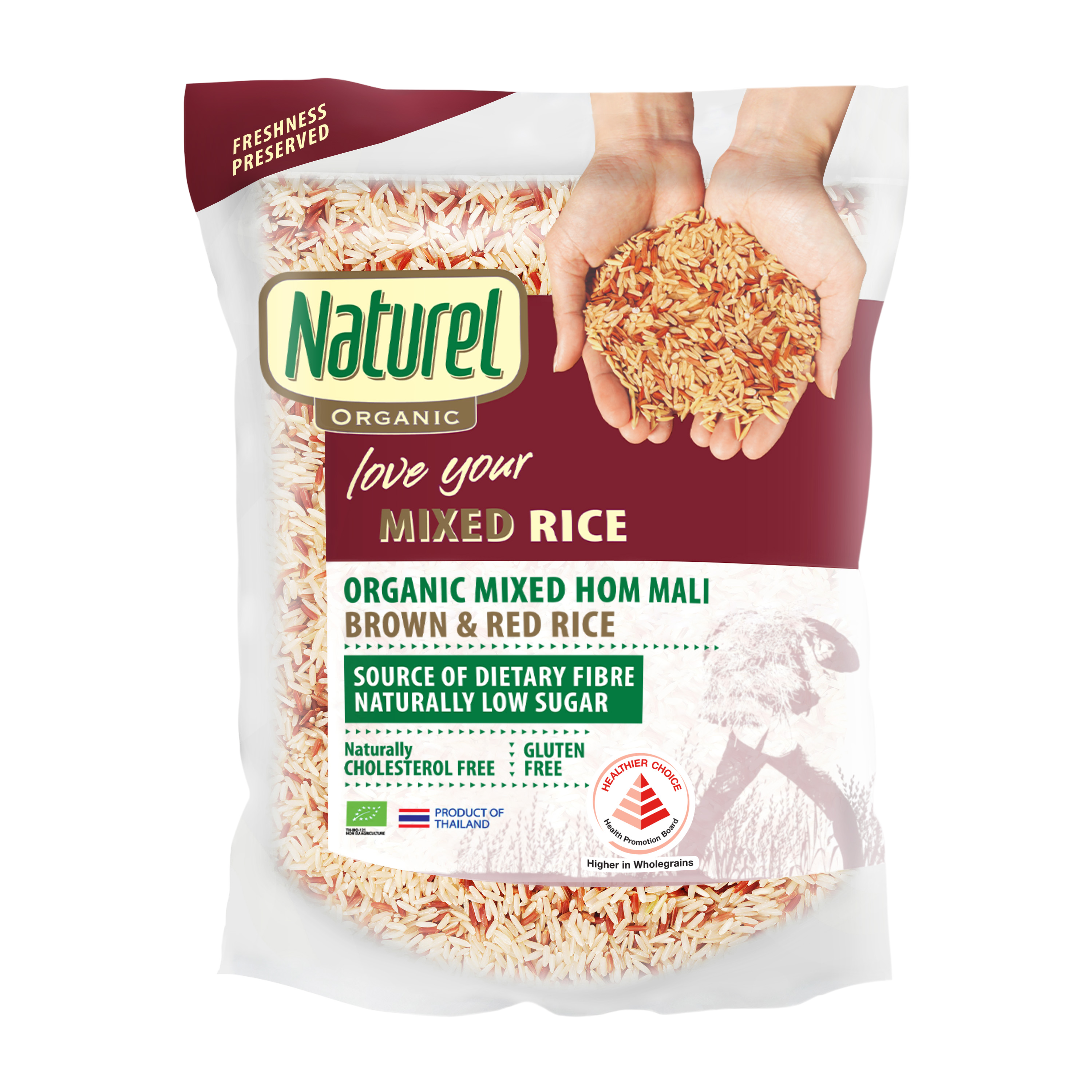 Naturel Organic Mixed Brown and Red Rice