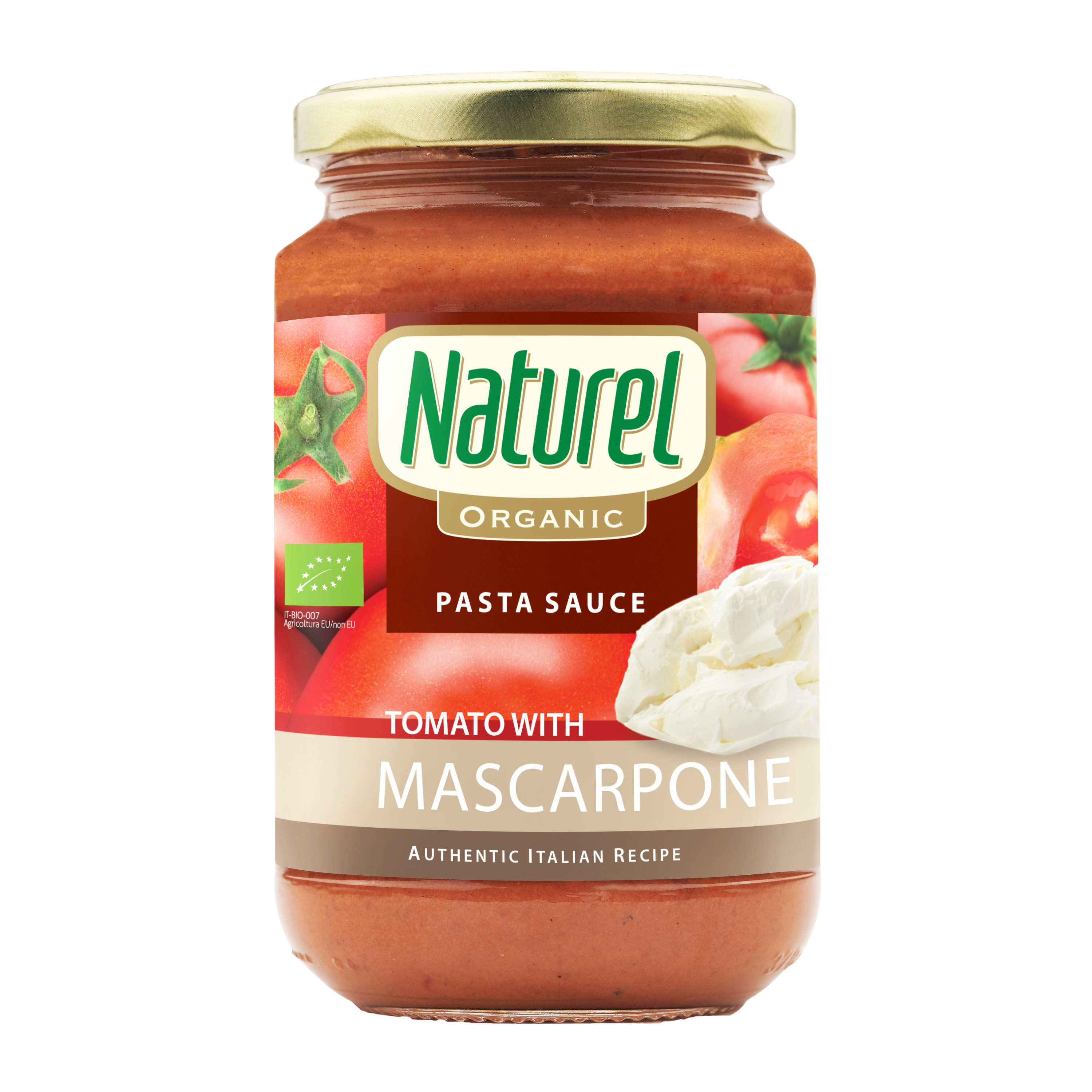Naturel Organic Pasta Sauce Tomato with Mascarpone