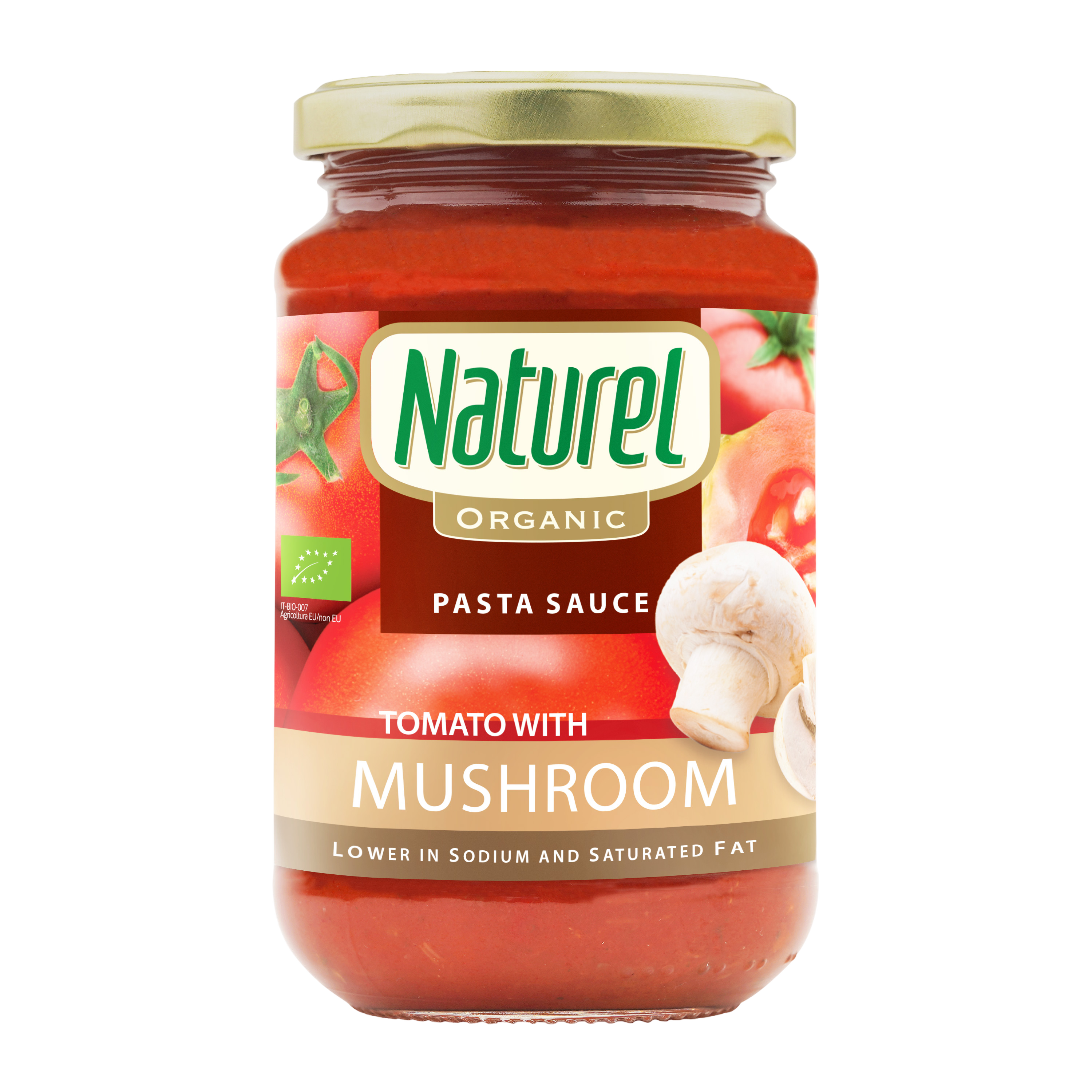 Naturel Organic Pasta Sauce Tomato with Mushroom