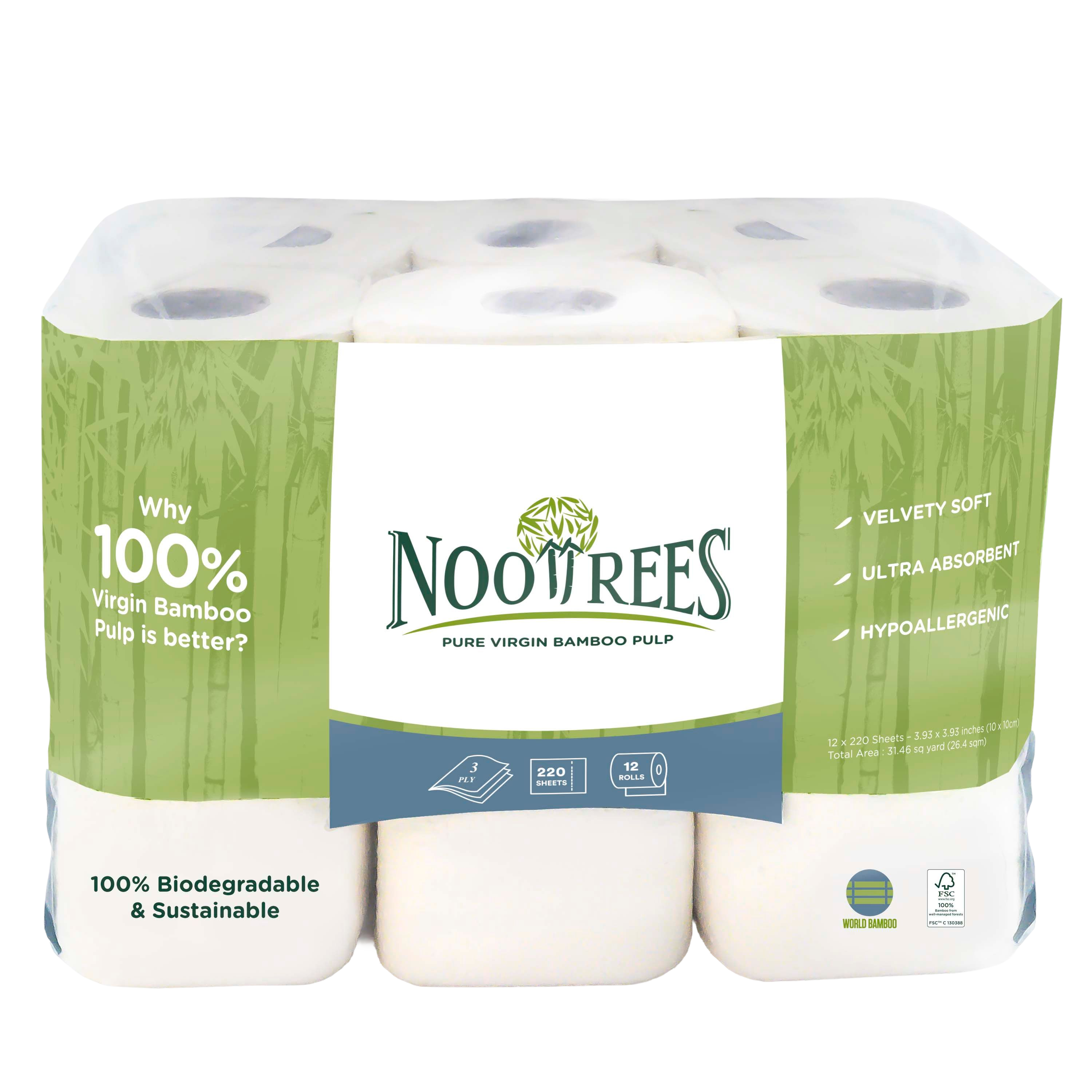 NooTrees Bathroom Rolls