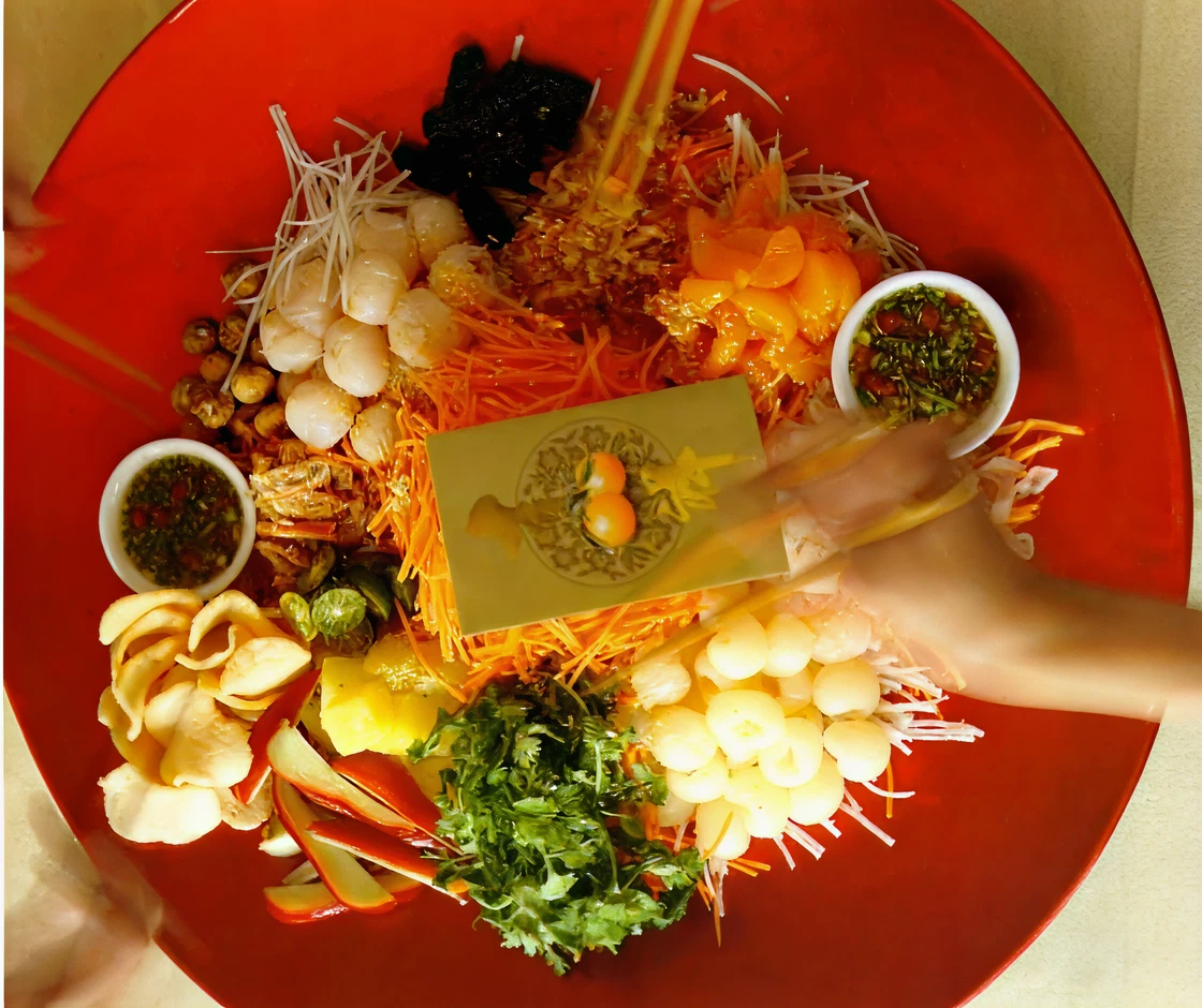 Chinese-Thai Style Fruit Yu Sheng
