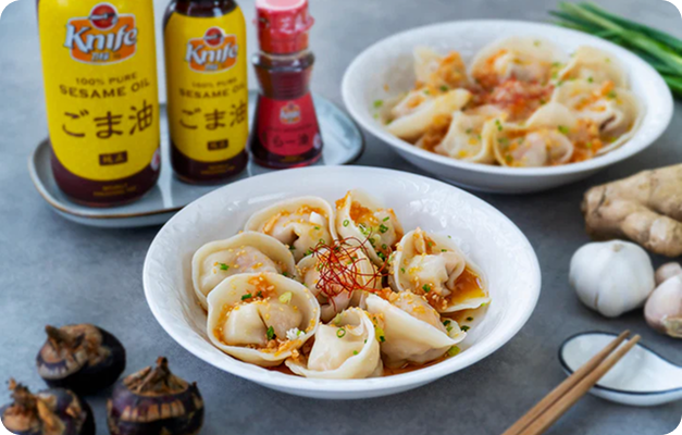 Wonton with Spicy Sesame Oil